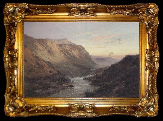 framed  Alfred de breanski The shiel Valley (mk37), ta009-2